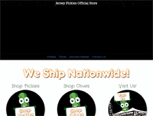 Tablet Screenshot of jerseypickles.com